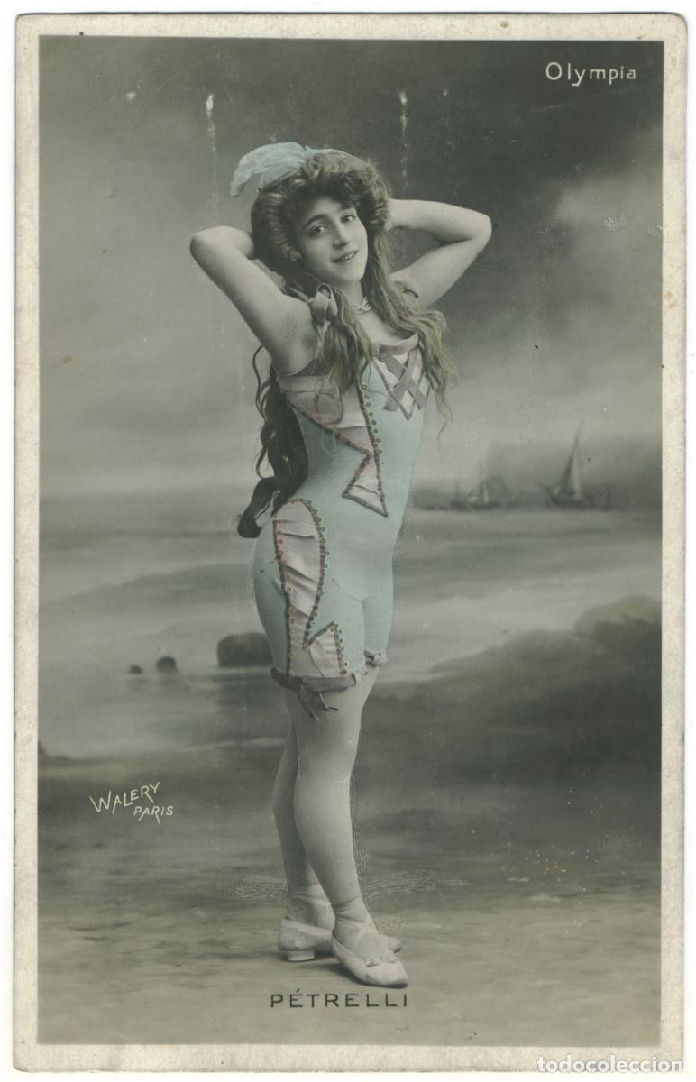 Postales: Actriz belle epoque P&Eacute;TRELLI_Sin datos. Olympia. Photo Wal&eacute;ry