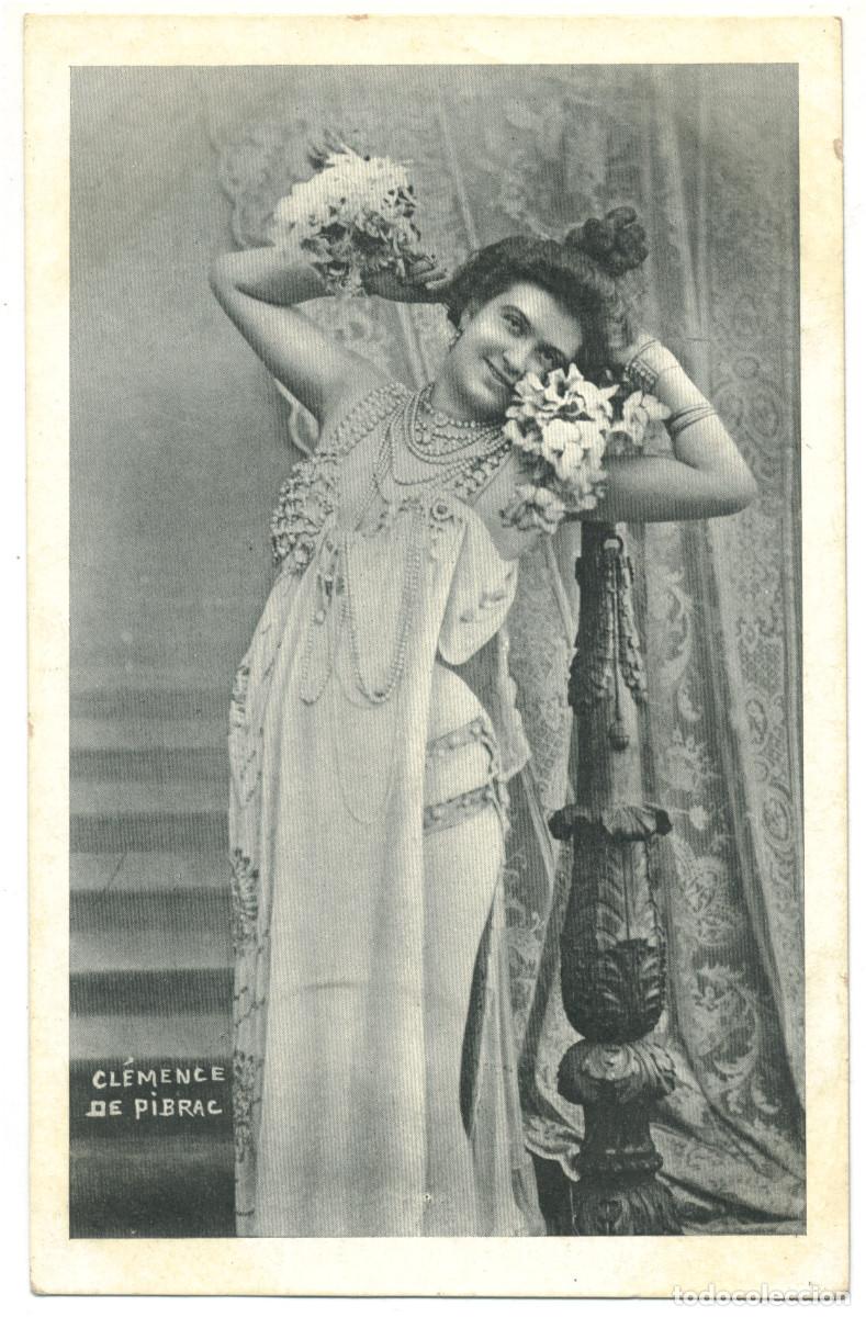 Postales: Actriz belle epoque PIBRAC, Cl&eacute;mence_Sin datos