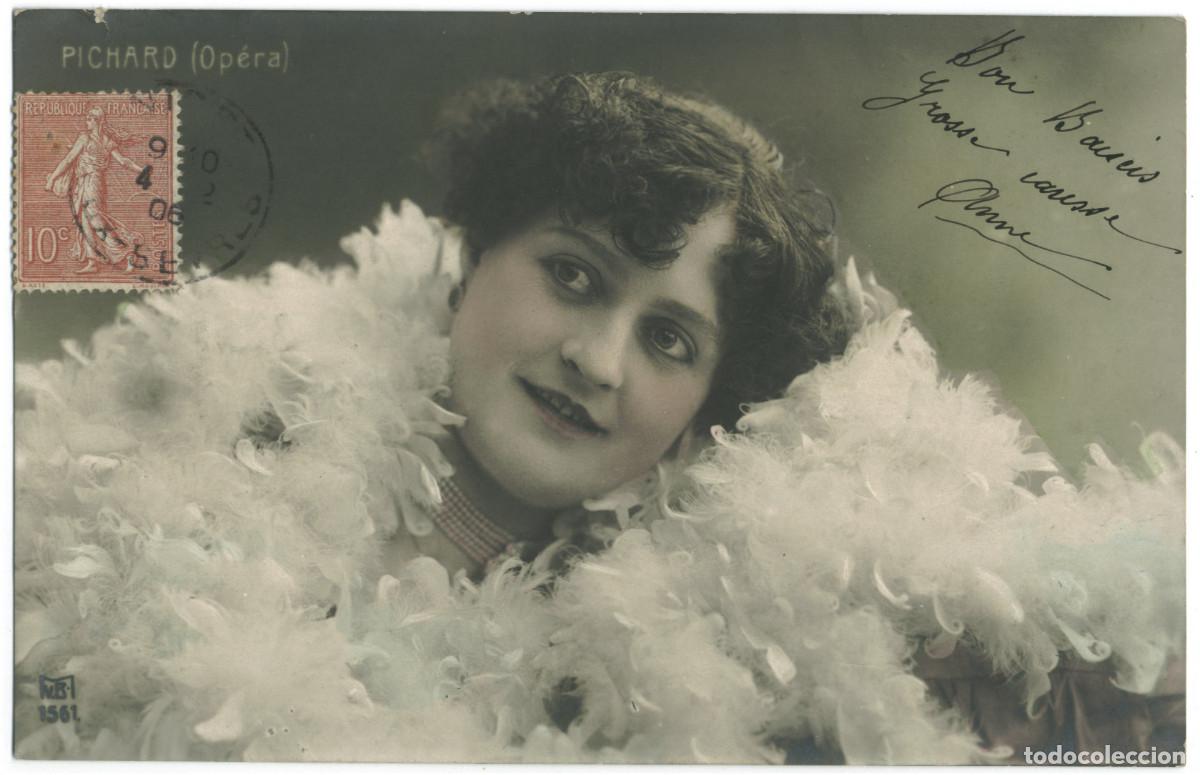 Postales: Actriz belle epoque PICHARD_MVB. 1561. Op&eacute;ra