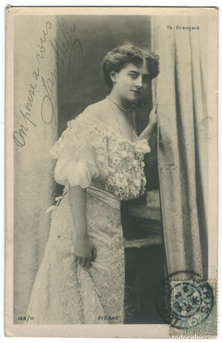 Postales: Actriz belle epoque PI&Eacute;RAT_SIP. 168-11. Th&eacute;&acirc;tre Fran&ccedil;ais. Photo Reutlinger