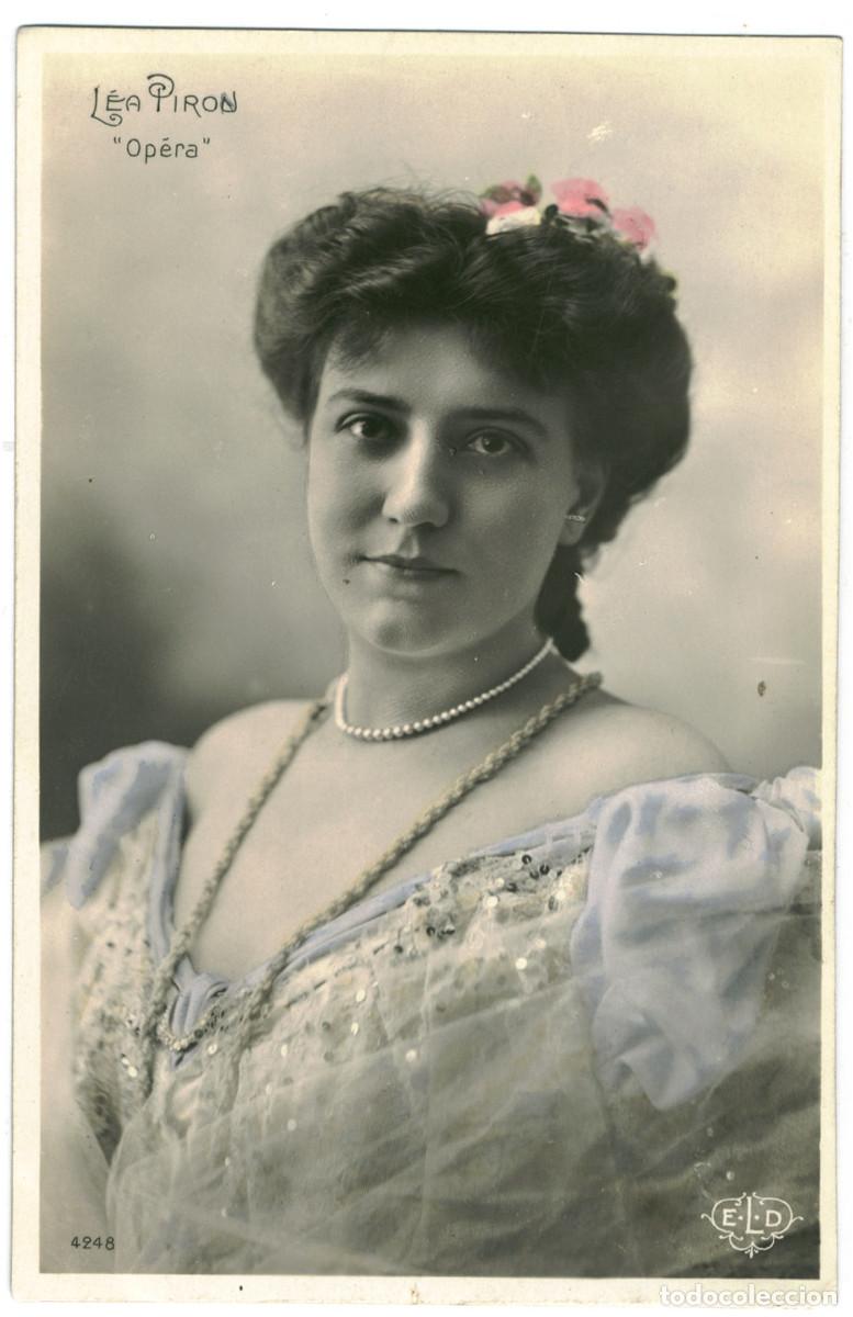 Postales: Actriz belle epoque PIRON, L&eacute;a_ELD. 4248. Op&eacute;ra