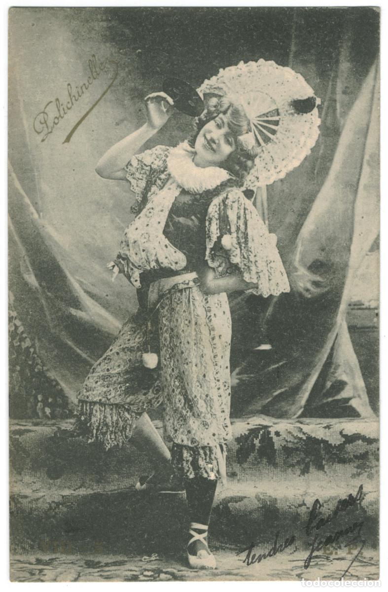 Postales: Actriz belle epoque POLICHINELLE_EP. VIII-5