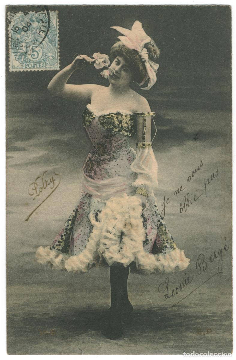 Postales: Actriz belle epoque POLTY, Mlle._EP. V-9