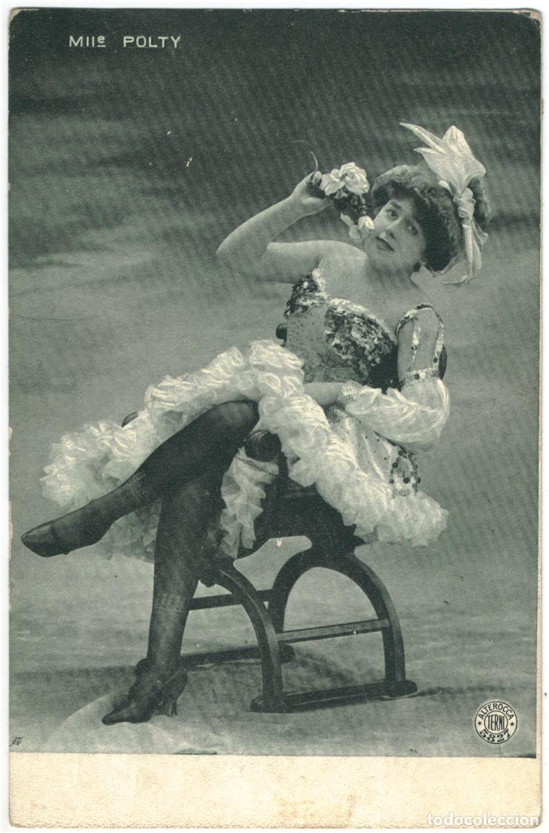 Postales: Actriz belle epoque POLTY, Mlle._Alterocca Terni. 5827