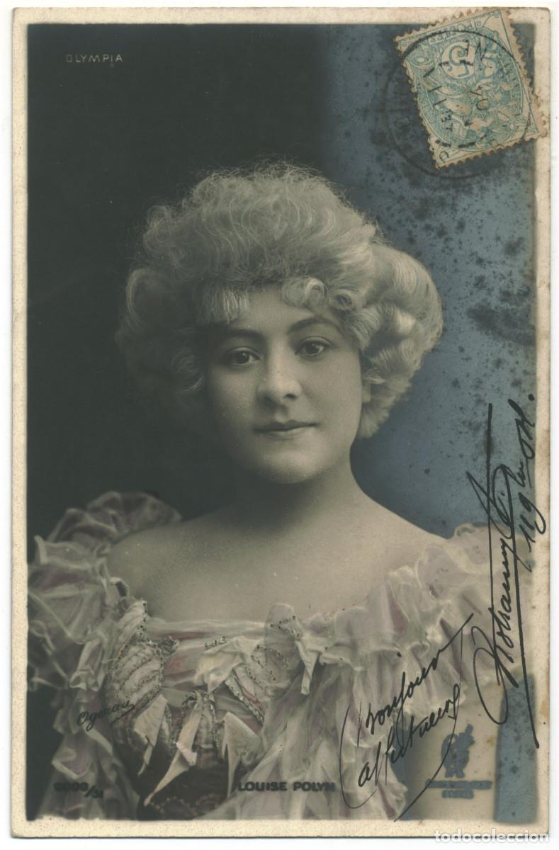 Postcards: Actriz belle epoque POLYN, Louise_KF. 2000-31. Olympia. Photo Ogerau