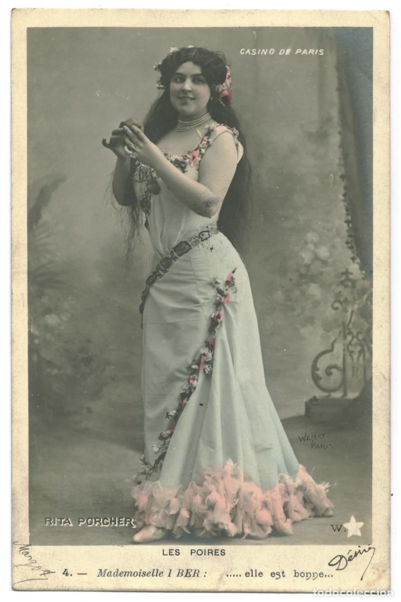 Postales: Actriz belle epoque PORCHER, Rita_W &Eacute;toile. Casino de Paris. 4. As Mlle. 1 Ber in Les Poires