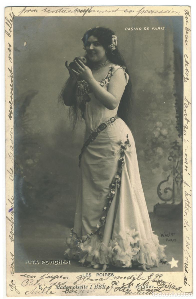 Postais: Actriz belle epoque PORCHER, Rita_W &Eacute;toile. Casino de Paris. 5. As Mlle. 1 Ber in Les Poires