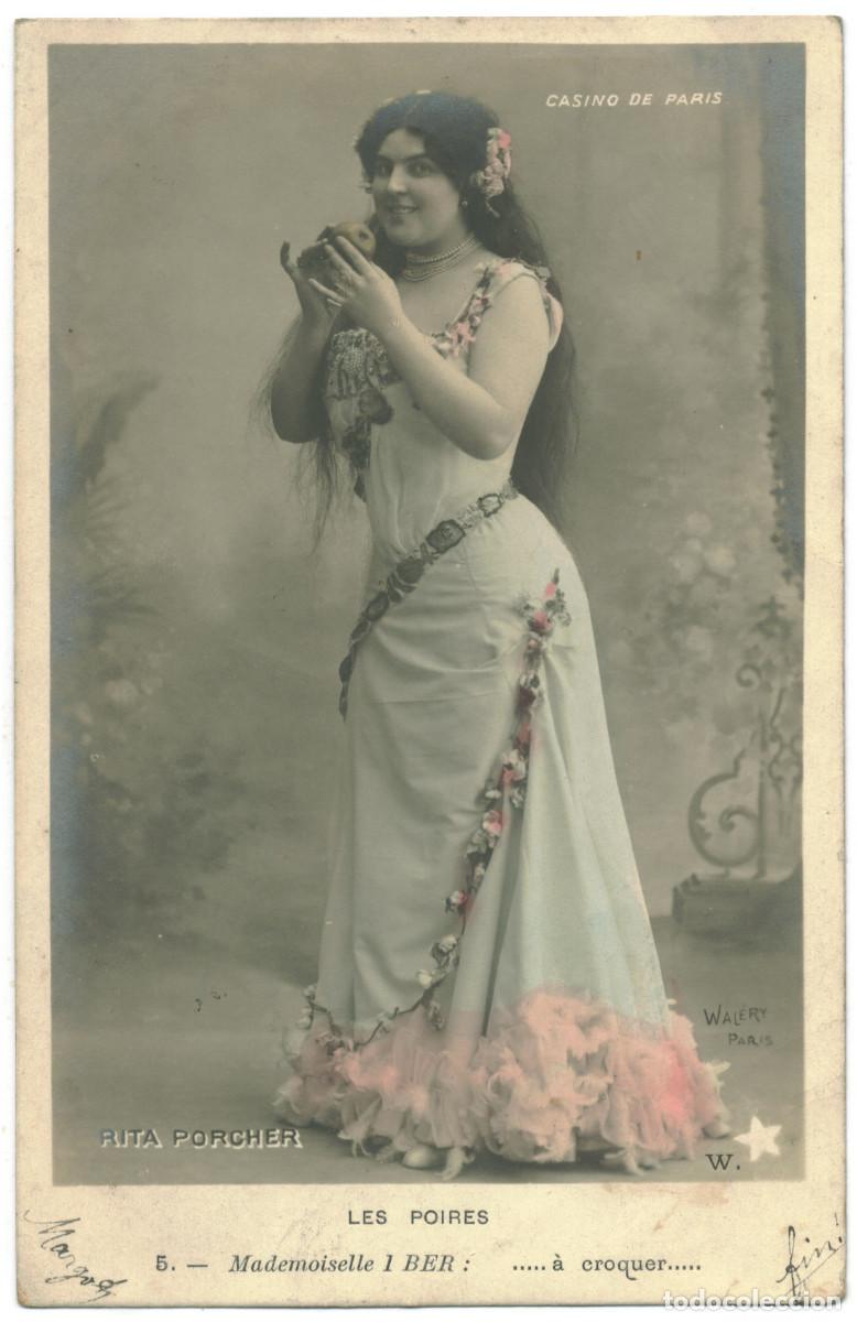 Postales: Actriz belle epoque PORCHER, Rita_W &Eacute;toile. Casino de Paris. 5. As Mlle. 1 Ber in Les Poires