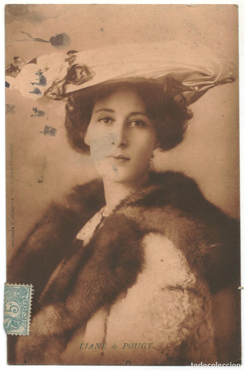 Postales: Actriz belle epoque POUGY, Liane de_C. Jeangette. Photo Oricelly