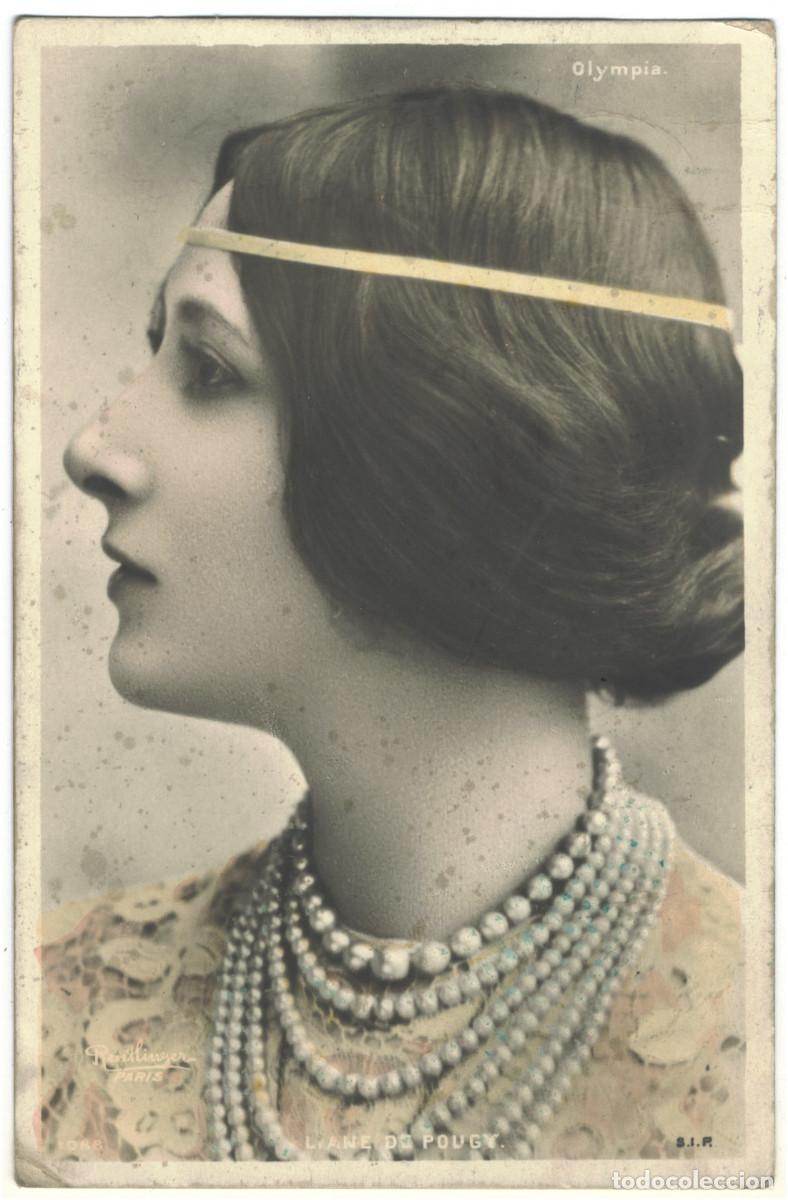 Postales: Actriz belle epoque POUGY, Liane de_SIP; 1088. Olympia. Photo Reutlinger