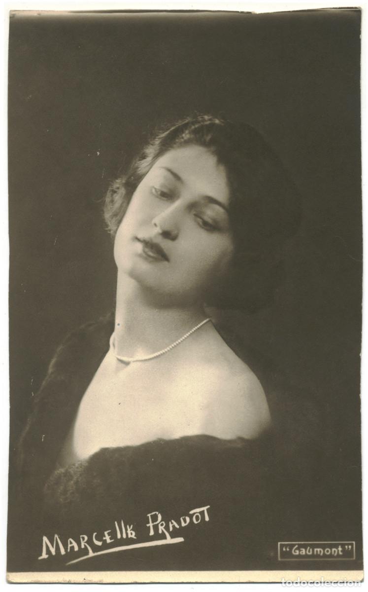 Postales: Actriz belle epoque PRADOT, Marcelle_Gaumont [cine]