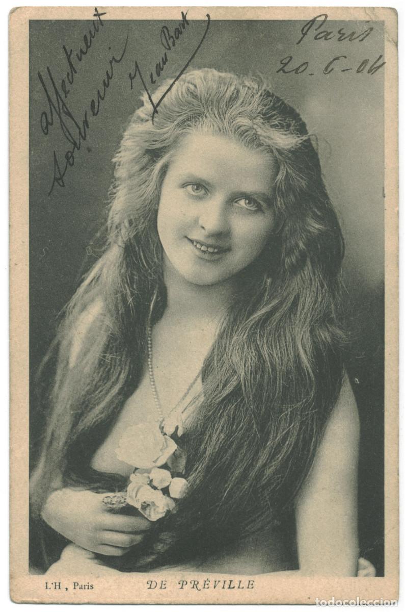 Postales: Actriz belle epoque PR&Eacute;VILLE, de_LH