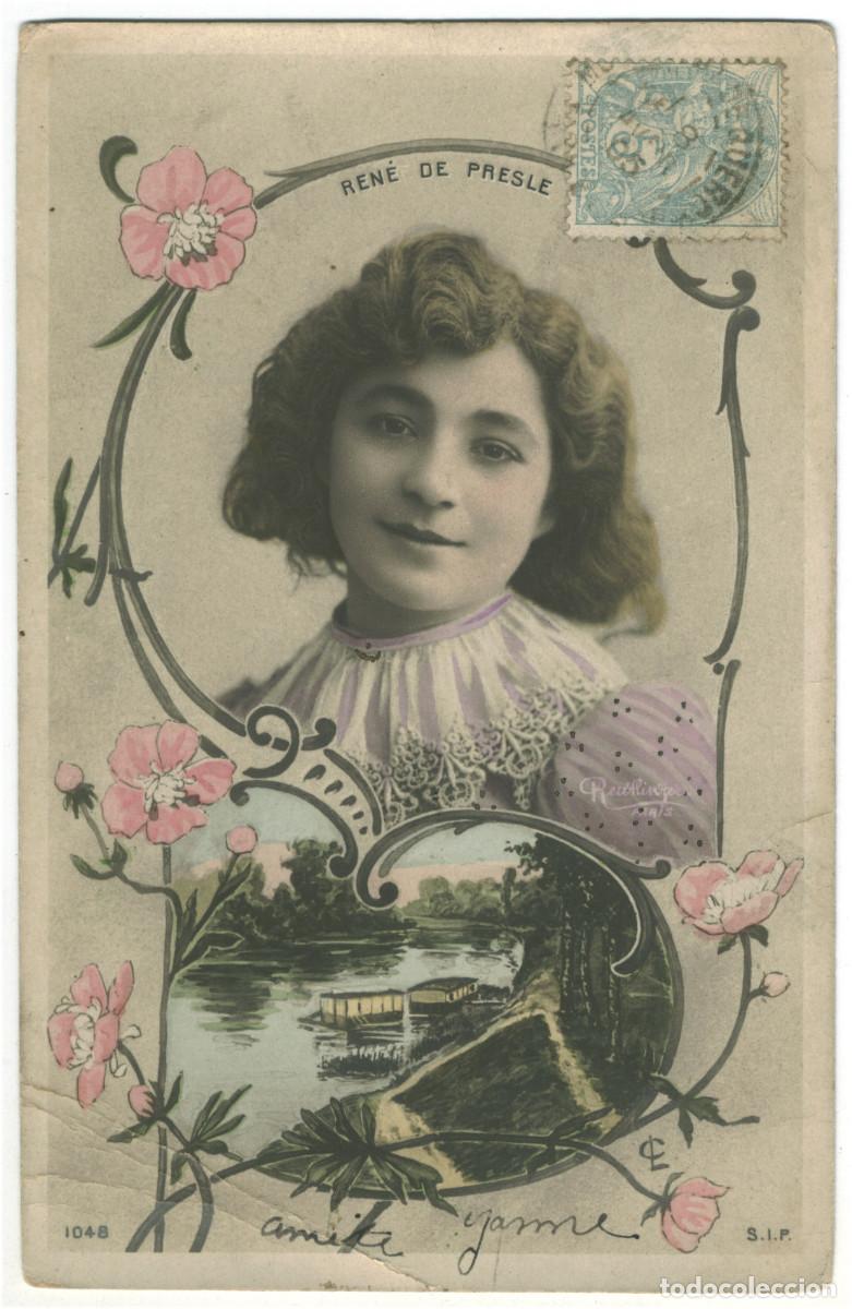 Postales: Actriz belle epoque PRESLES, Ren&eacute;e de_SIP. 1048. Photo Reutlinger