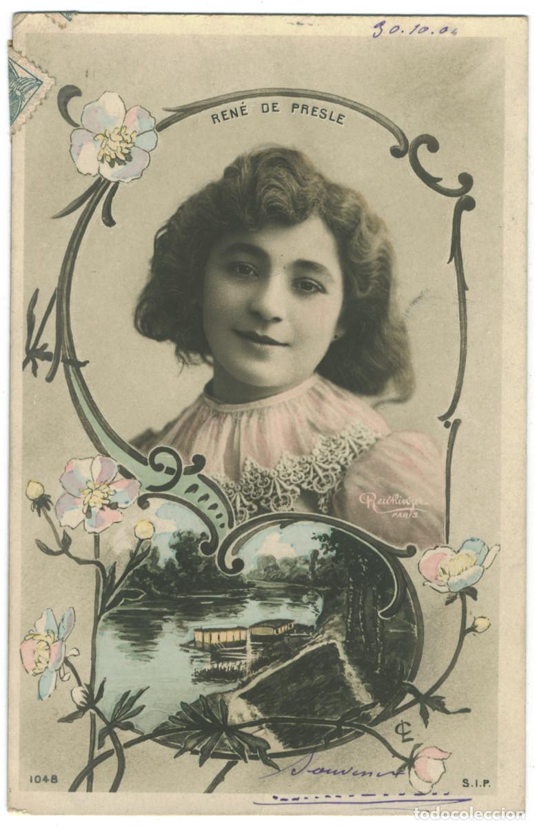Postales: Actriz belle epoque PRESLES, Ren&eacute;e de_SIP. 1048. Photo Reutlinger