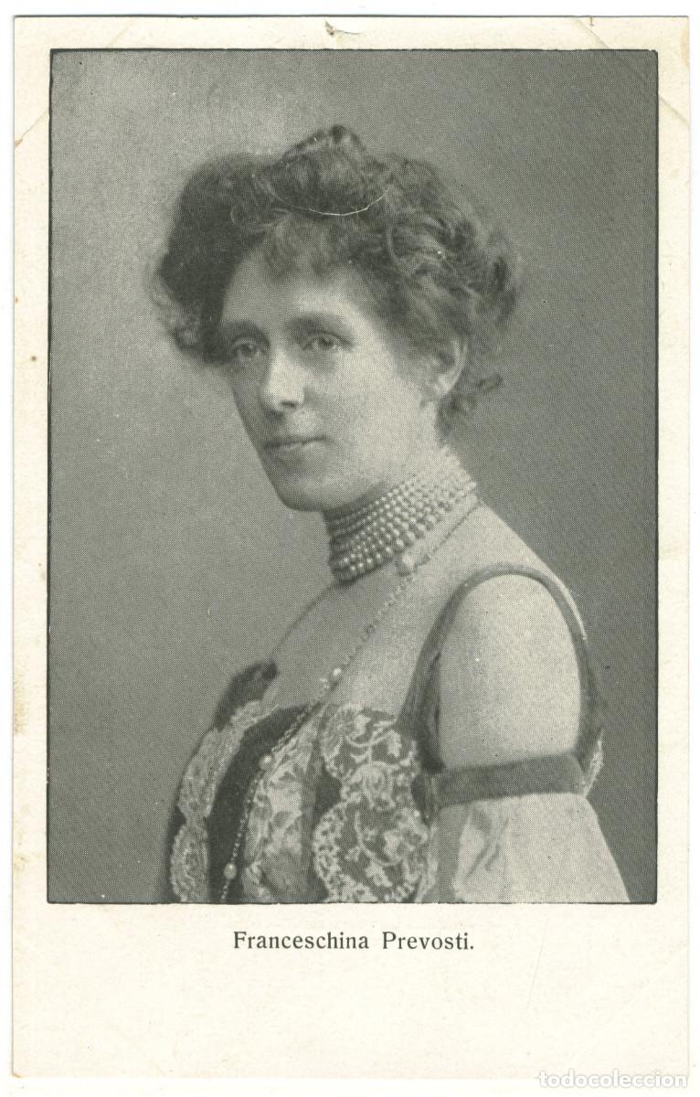 Postales: Actriz belle epoque PRESVOTI, Franceschina_Sin datos
