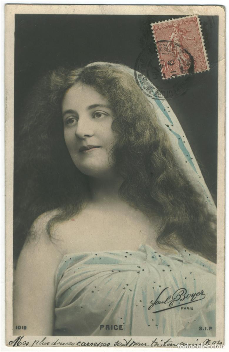 Postales: Actriz belle epoque PRICE_SIP. 1012. Photo Paul Boyer