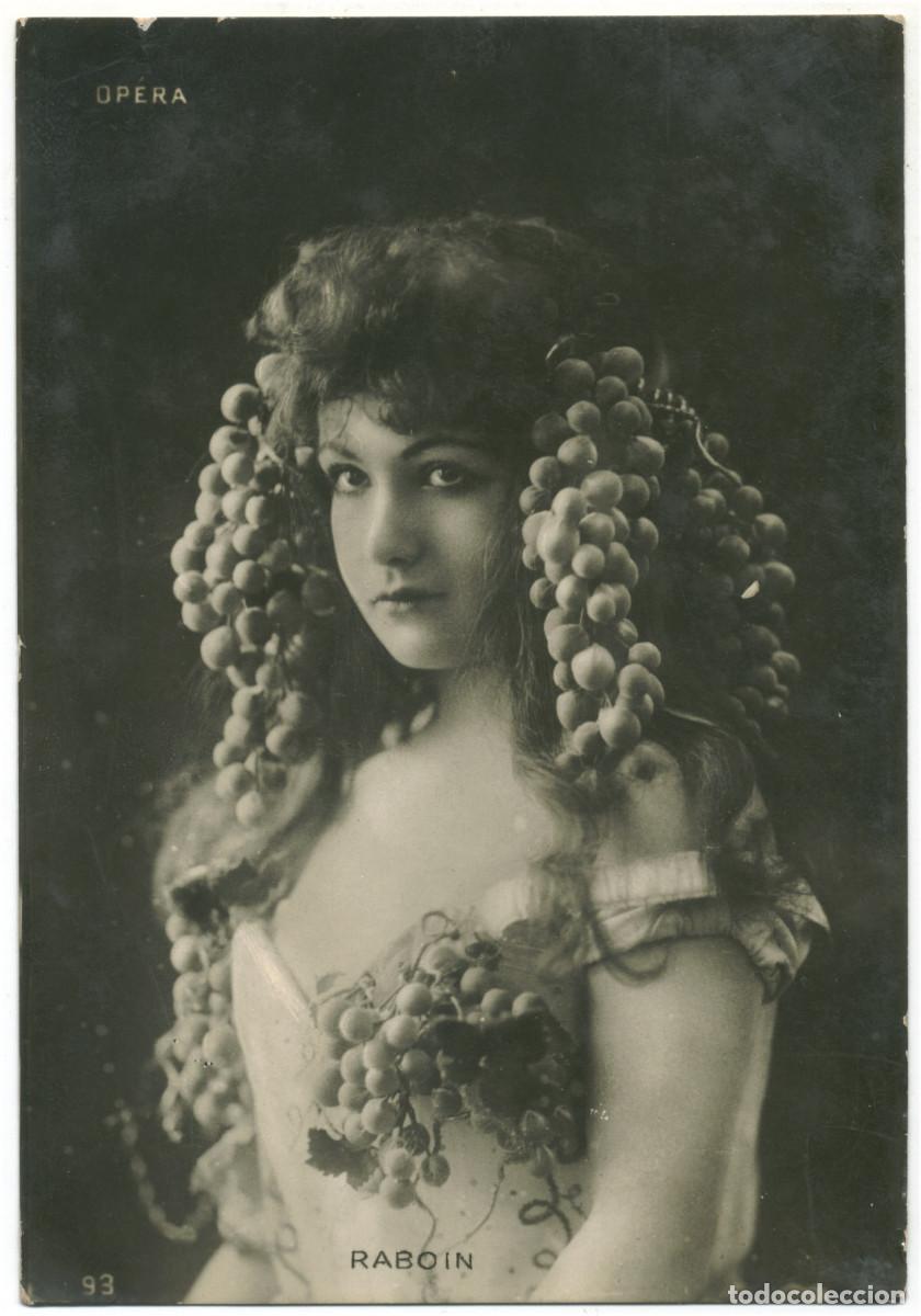 Postales: Actriz belle epoque RABOIN, M._Sin datos. 93. Op&eacute;ra
