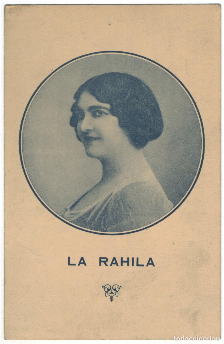 Postales: Actriz belle epoque RAHILA, La_Sin datos. Autogrpah. Firmada Sign&eacute;&eacute;