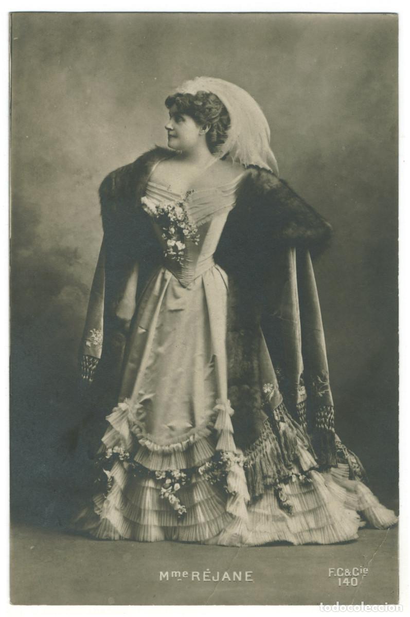 Postales: Actriz belle epoque R&Eacute;JANE-POREL, M. (Gabrielle REJU)_FC. 140. Photo Paul Boyer