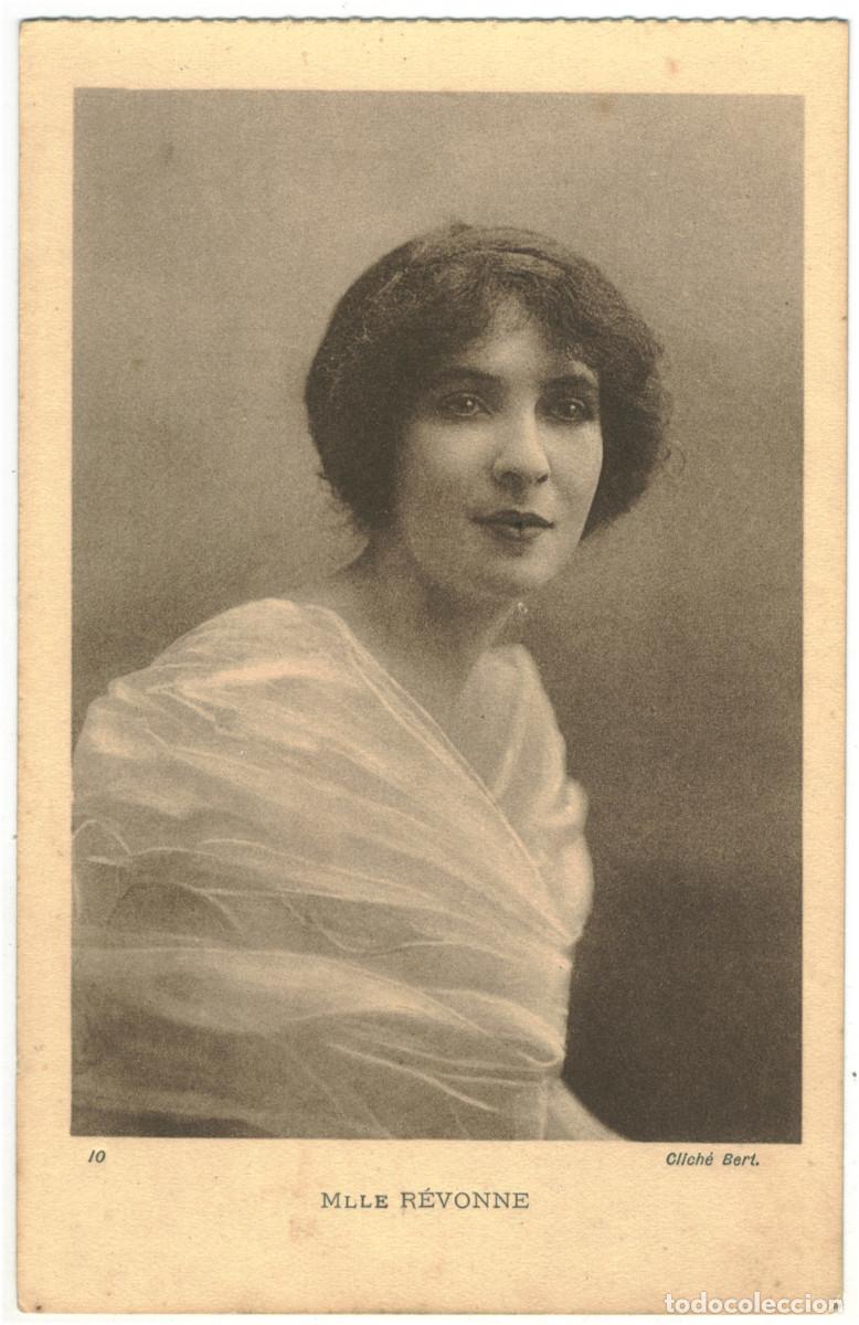 Postales: Actriz belle epoque R&Eacute;VONNE, Mlle._Sin datos. 10. Photo Bert