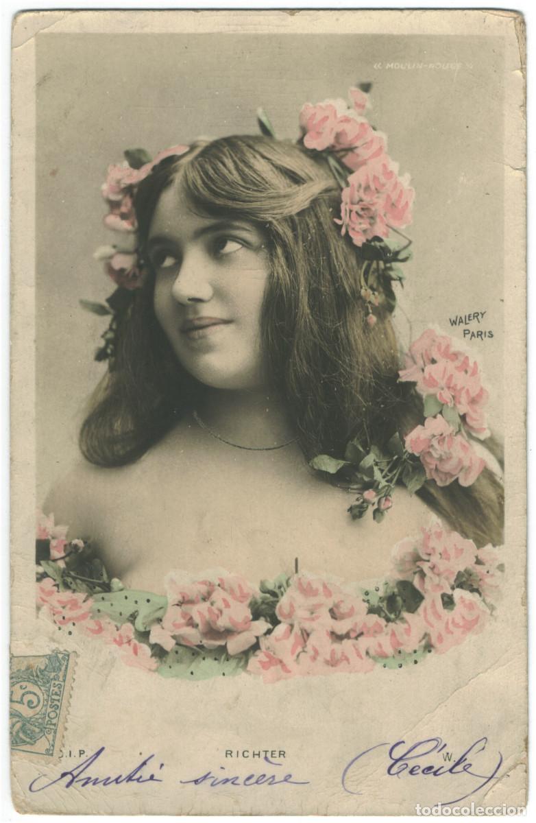 Postales: Actriz belle epoque RICHTER_SIP. 5021. Photo Wal&eacute;ry