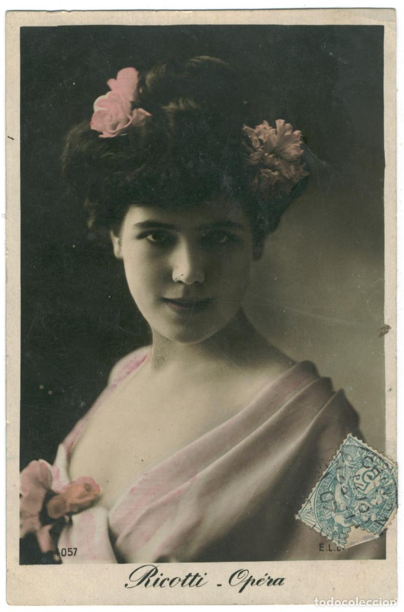 Postales: Actriz belle epoque RICOTTI_ELD. 4057