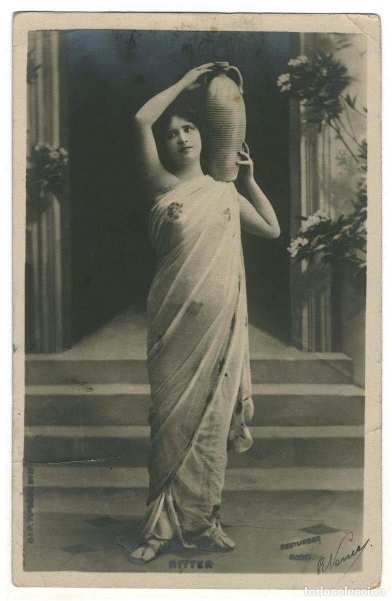 Postales: Actriz belle epoque RITTER, Claude_SIP. 79-17. Photo Reutlinger