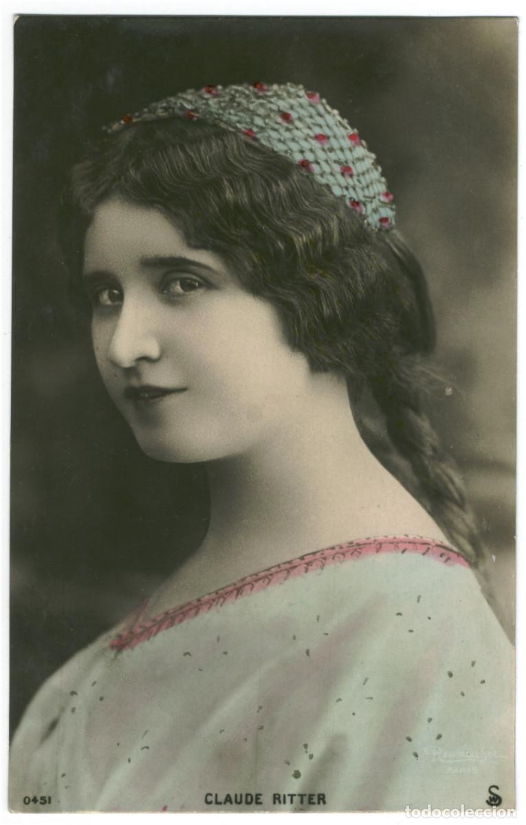 Postales: Actriz belle epoque RITTER, Claude_SW. 451. Photo Reutlinger