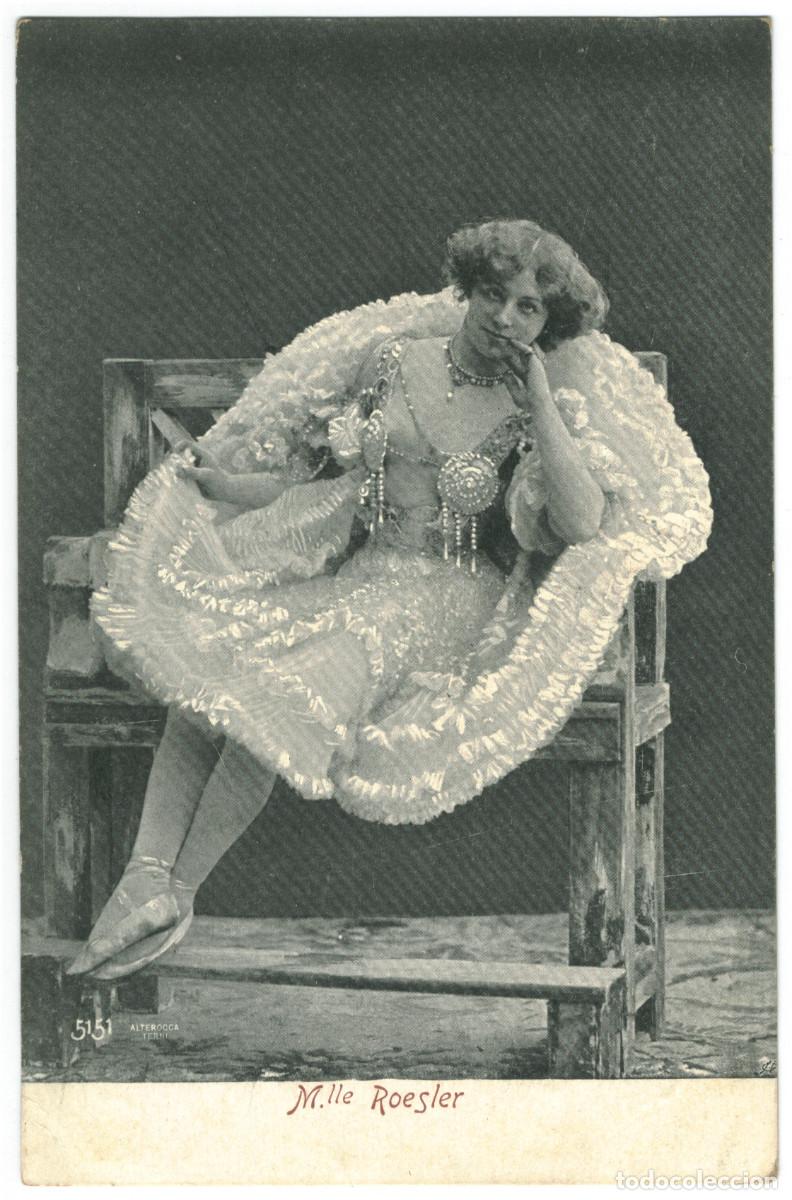 Postales: Actriz belle epoque ROESLER, Mary_Alterocca Terni. 5151