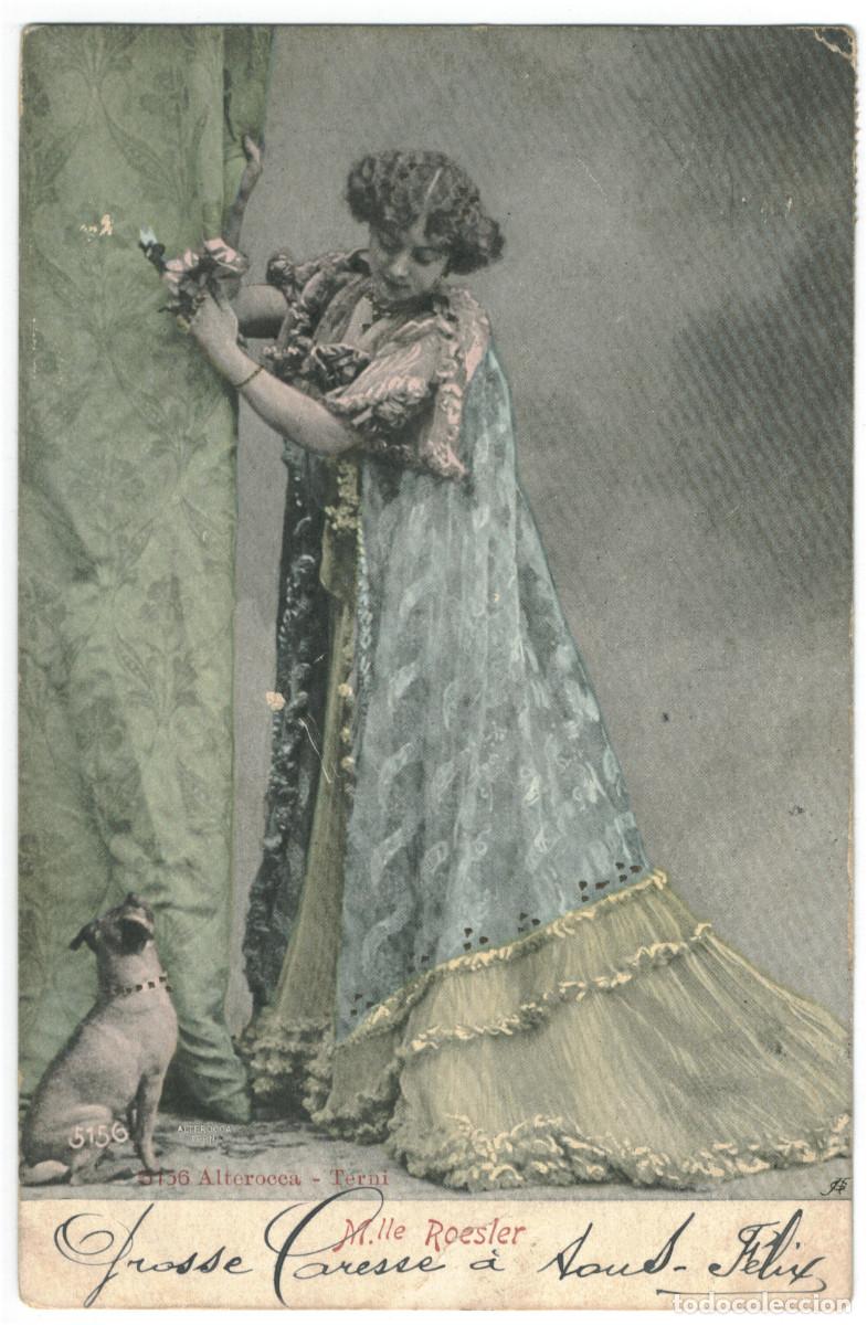 Postales: Actriz belle epoque ROESLER, Mary_Alterocca Terni. 5156