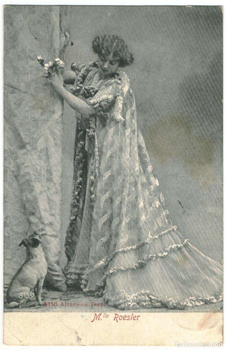 Postales: Actriz belle epoque ROESLER, Mary_Alterocca Terni. 5156