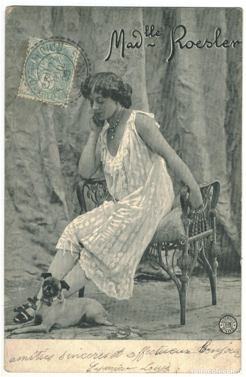 Postales: Actriz belle epoque ROESLER, Mary_Alterocca Terni. 2402