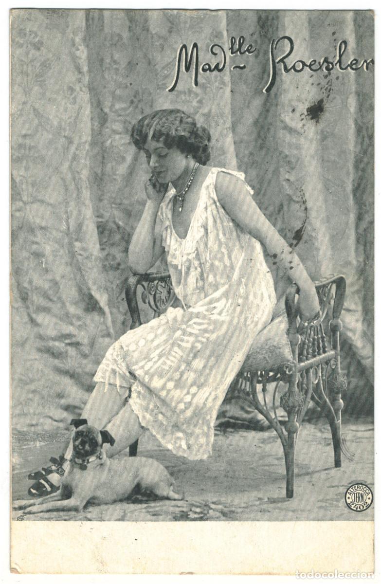 Postales: Actriz belle epoque ROESLER, Mary_Alterocca Terni. 2402