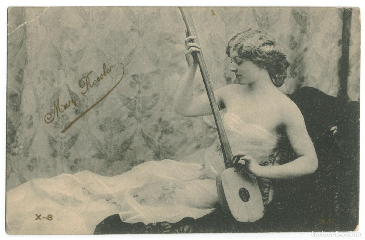 Postales: Sesi&oacute;n 4 Postales Actriz belle epoque ROESLER, Mary_Alterocca Terni. 2424 y 2475 / EP; X-3 y 8