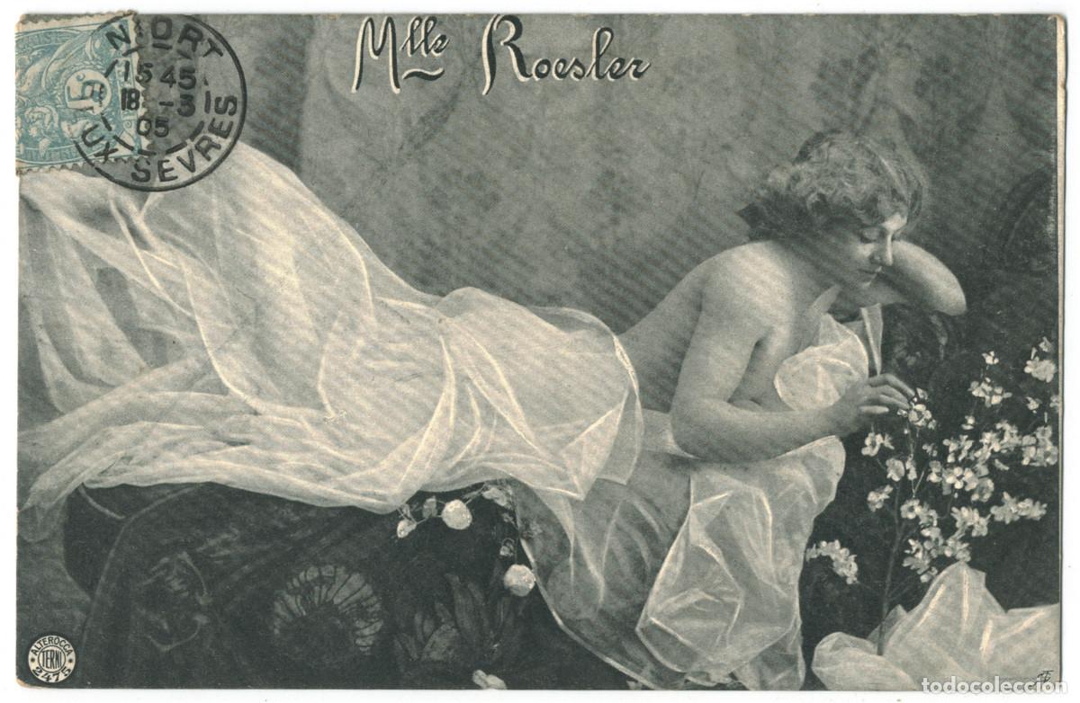 Postales: Actriz belle epoque ROESLER, Mary_Alterocca Terni. 2475