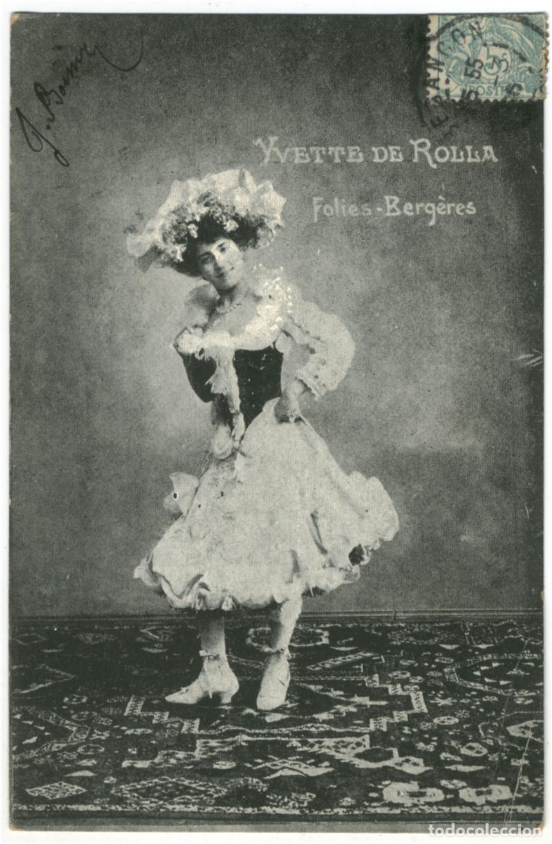 Postales: Actriz belle epoque ROLLA, Yvette de_Sin datos - Foto 1