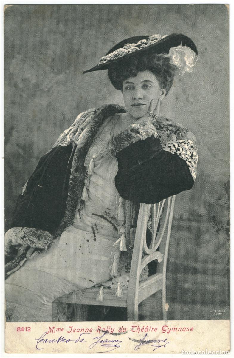 Postales: Actriz belle epoque ROLLY, Jeanne_Alterocca Terni. 3412