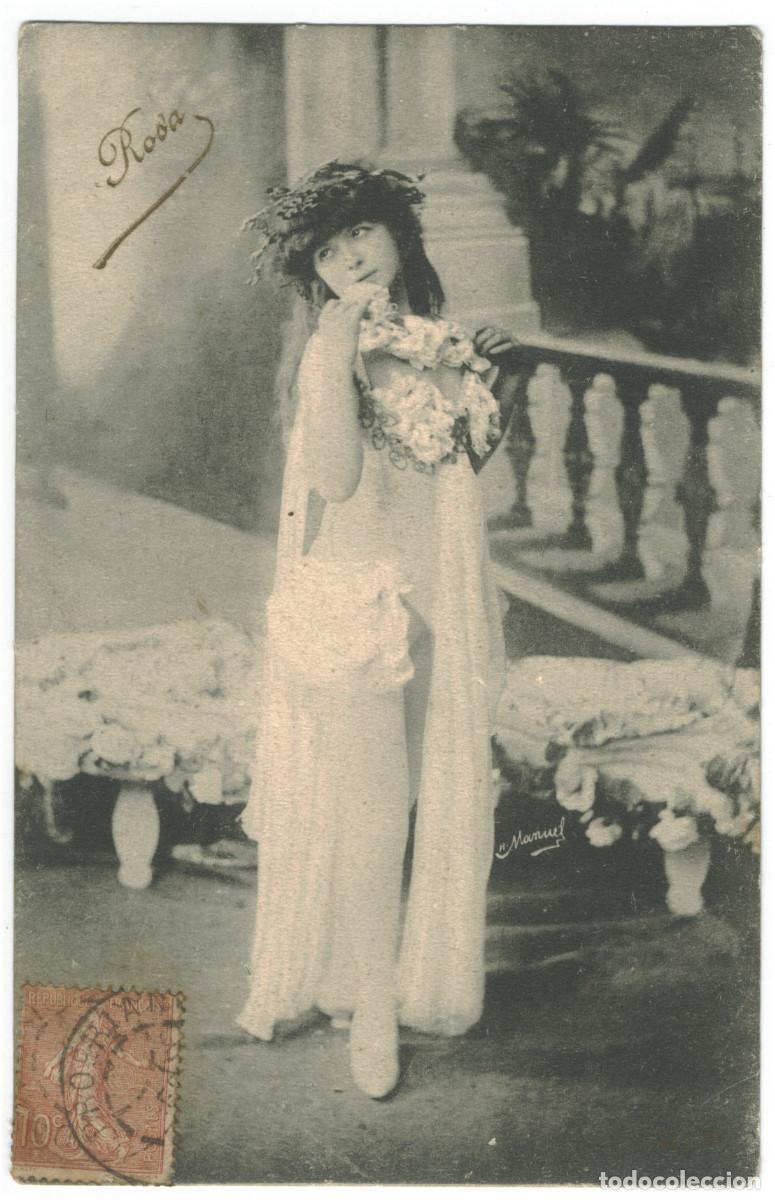 Postales: Actriz belle epoque ROSA_EP. Photo H. Manuel