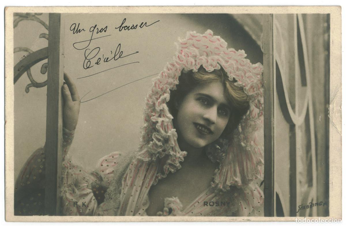 Postales: Actriz belle epoque ROSNY_FK. Photo Stebbing
