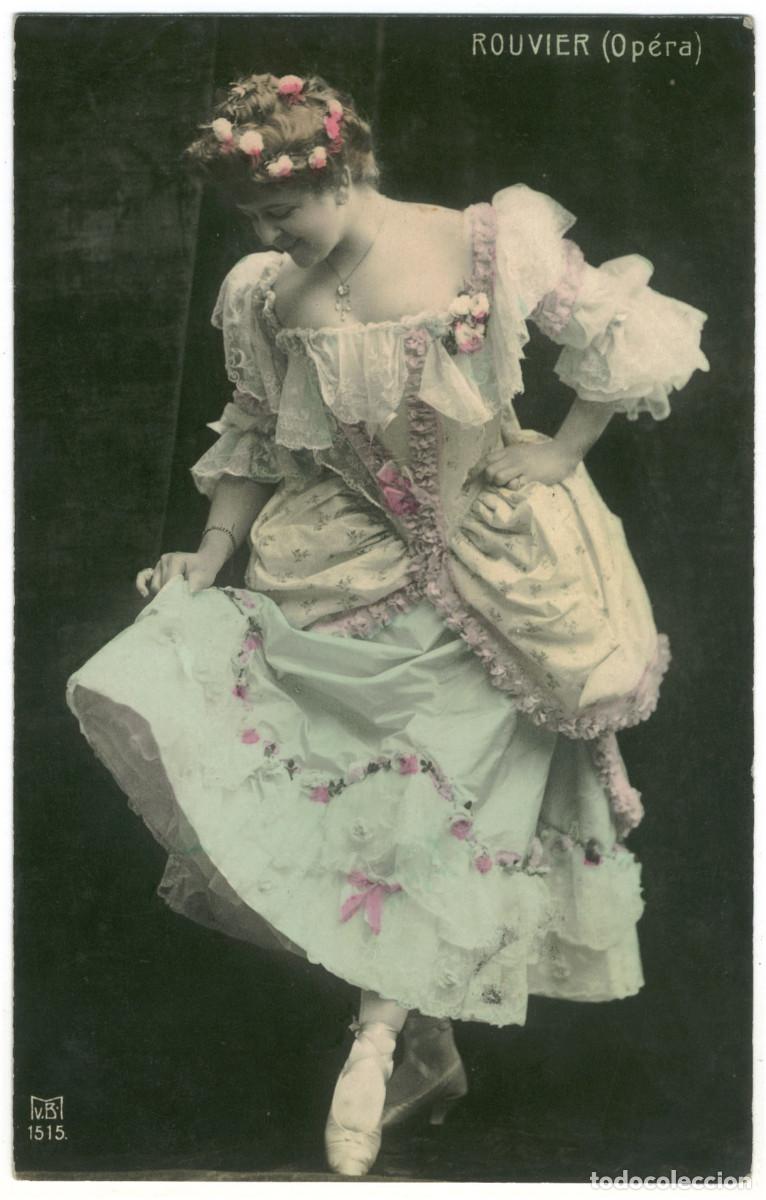 Postales: Actriz belle epoque ROUVIER, M._MVB. 1515. Op&eacute;ra