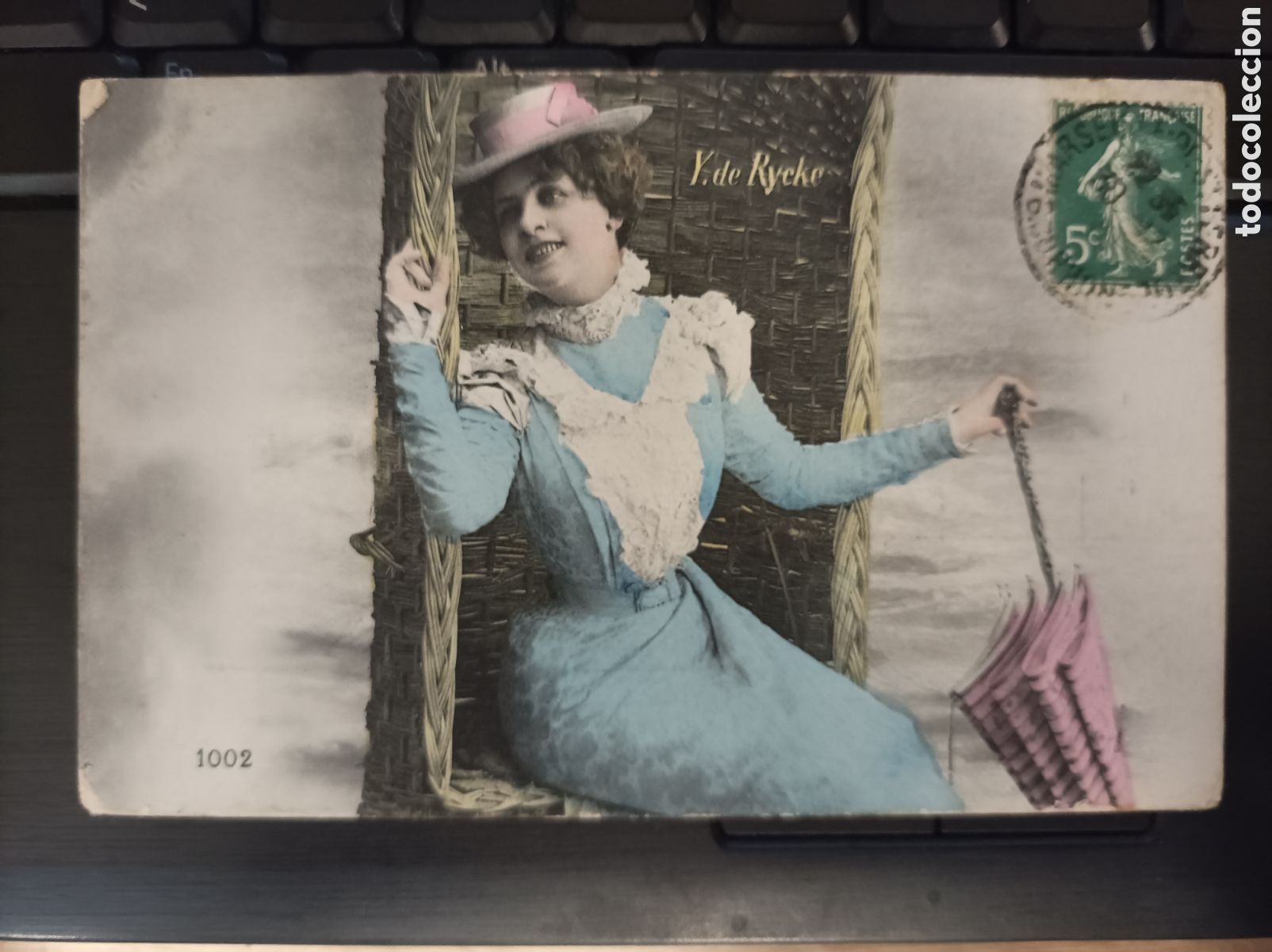 Postales: Actriz belle epoque RICKE, Y. De_CBN. 1002