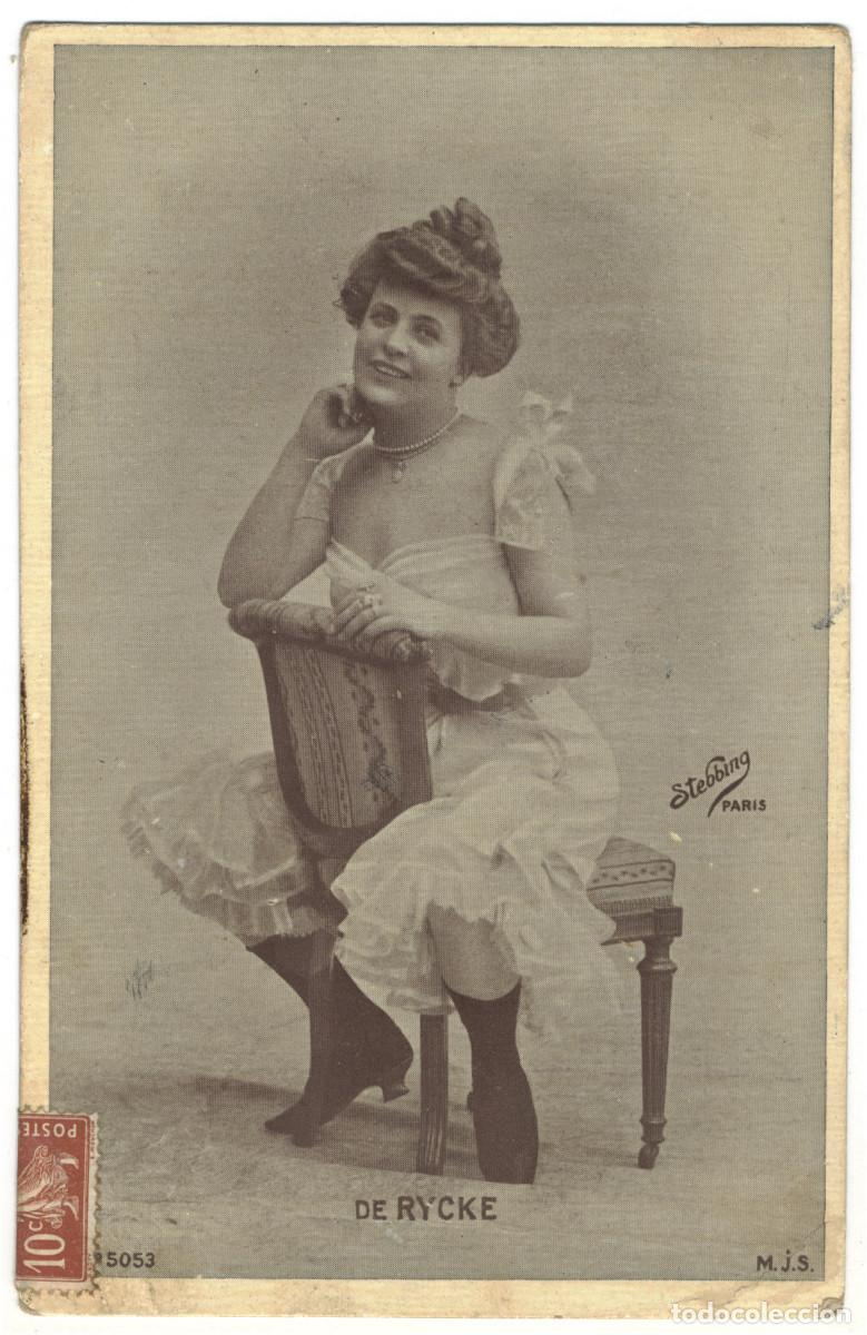 Postales: Actriz belle epoque RICKE, Y. de_MJS. 5053. Photo Stebbing