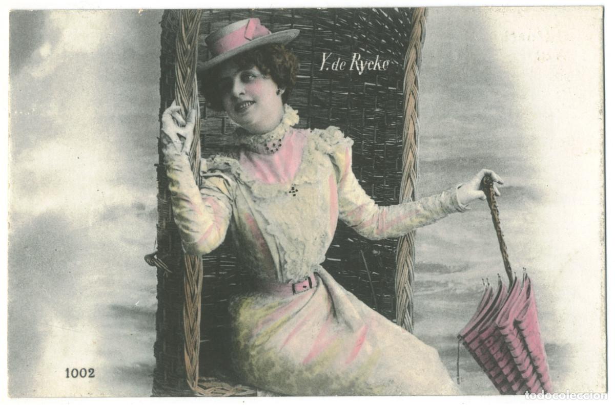 Postales: Actriz belle epoque RICKE, Y. De_CBN. 1002