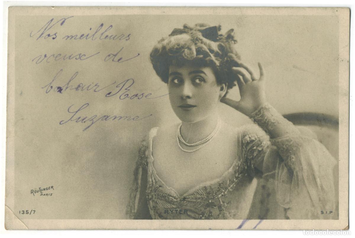 Postales: Actriz belle epoque RYTER_SIP. 135-7. Photo Reutlinger