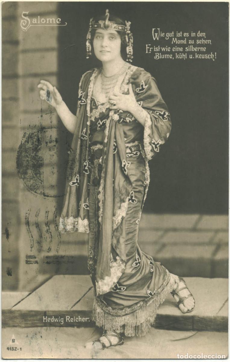 Postales: 3 Postales Actriz belle epoque REICHER, Hedwig_PH;1152-1, 3, 5. As Salom&eacute;