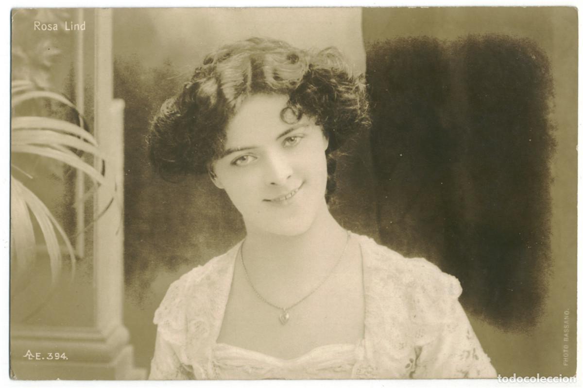 Postales: Actriz eduardiana LIND, Rosa_Aristophot (AL; 394). Photo Bassano