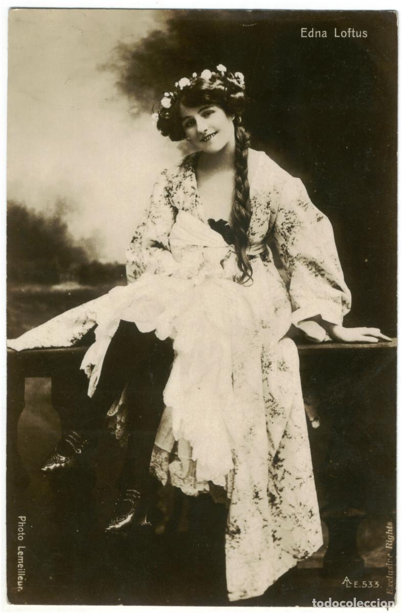 Postales: Actriz eduardiana LOFTUS, Edna_Aristophot (AL; 533). Photo Lemeilleur