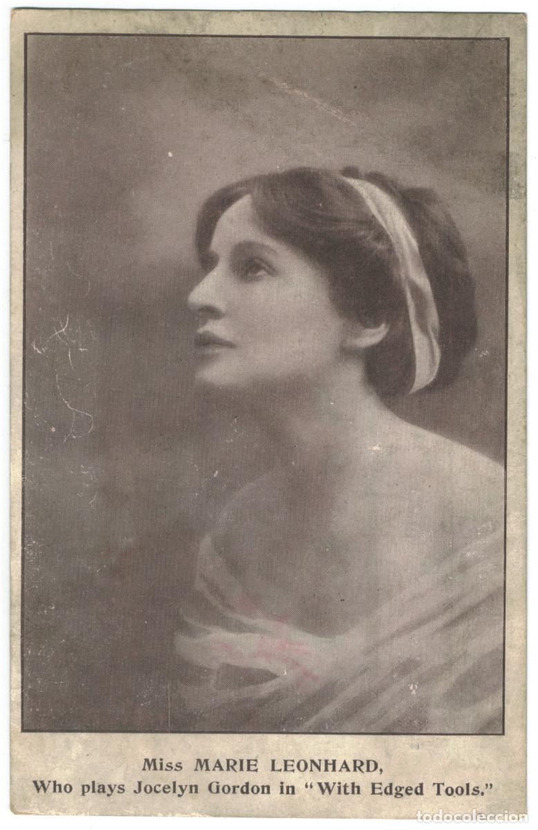 Postales: Actriz LEONHARDT, Marie_Sin datos. As Jocelyn Gordon in With Edged Tools