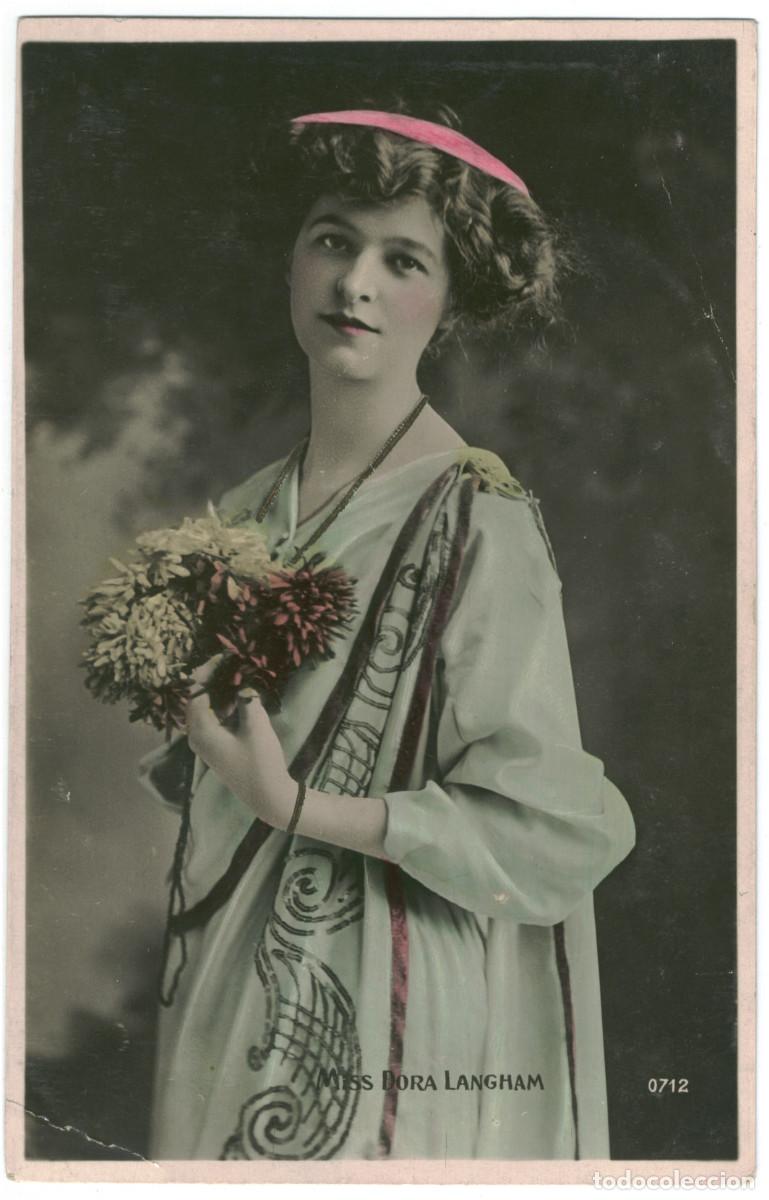 Postales: Actriz eduardiana LANGHAM, Dora_Rotophot. 712