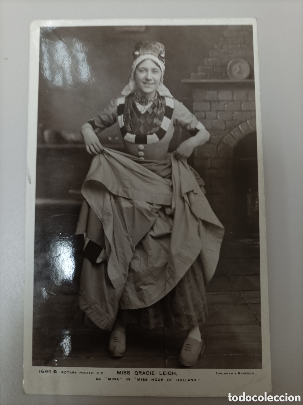 Postales: Actriz LEIGH, Gracie_Rotary. 1694 G. As Mina in Miss Hook of Holland. Photo Foulsham & Banfield